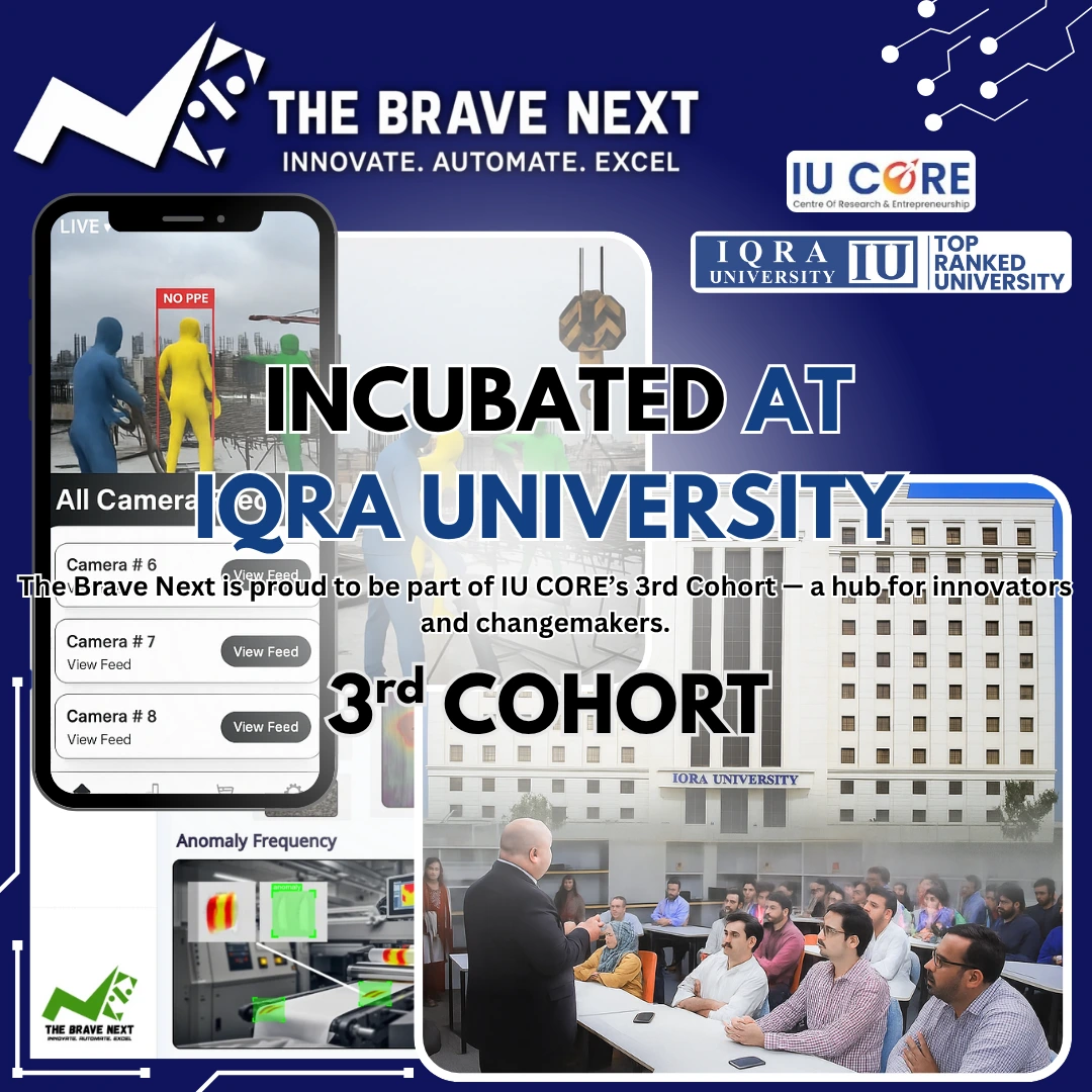 Empowering Innovation The Brave Next Incubated at Iqra University’s IU CORE
